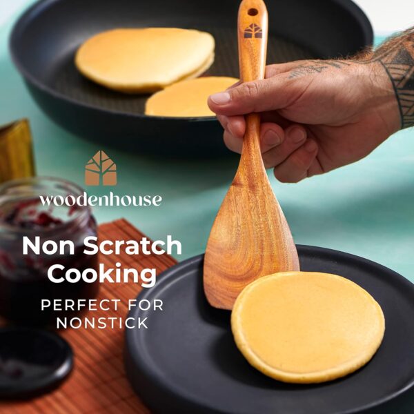 Durable Wooden Cooking Utensils Set 4