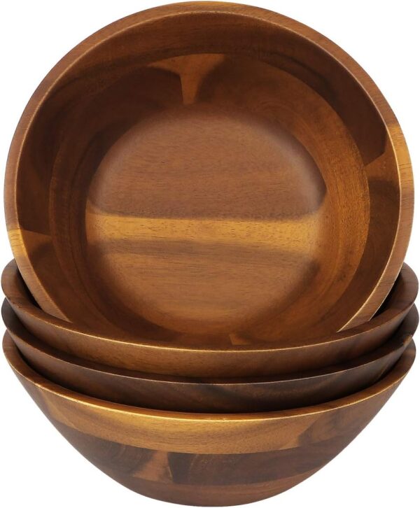 Premium Acacia Wooden Serving Bowls 1