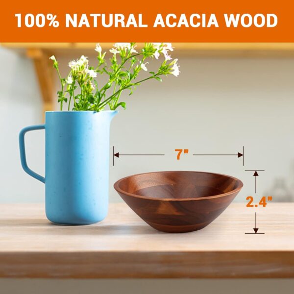 Premium Acacia Wooden Serving Bowls 2