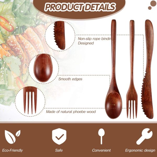 Reusable Kitchen Flatware Tableware Utensil Set 3